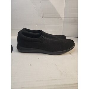 Merinos Wool Slip On Comfort Shoes Casual Size 10 Black